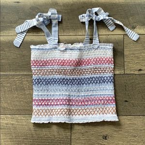 Adjustable Tie Straps Knots Short Top/Crop Top